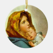 フォトメモリアル記念クリスマス セラミックオーナメント (正面)