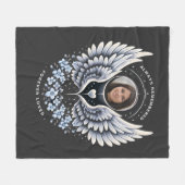 フォトメモリアル記念 フリースブランケット (正面(横))