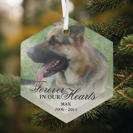 フォトメモリアル クリスマス ガラスオーナメント