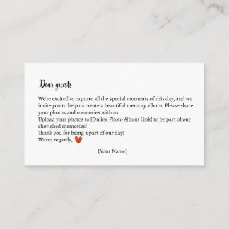 フォトメモリーズ秋テディベア赤ちゃんシャワー エンクロージャーカード