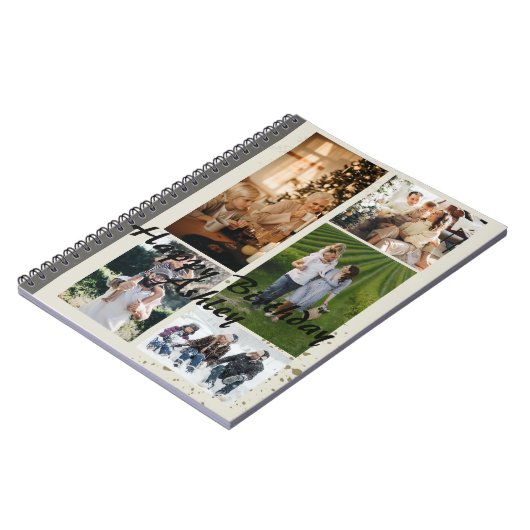 フォトメモリーブック、誕生日の思い出を大切にする ノートブック (左側)