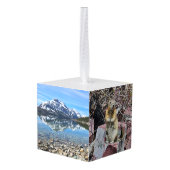 フォトメモリ キューブオーナメント (裏面アングル)