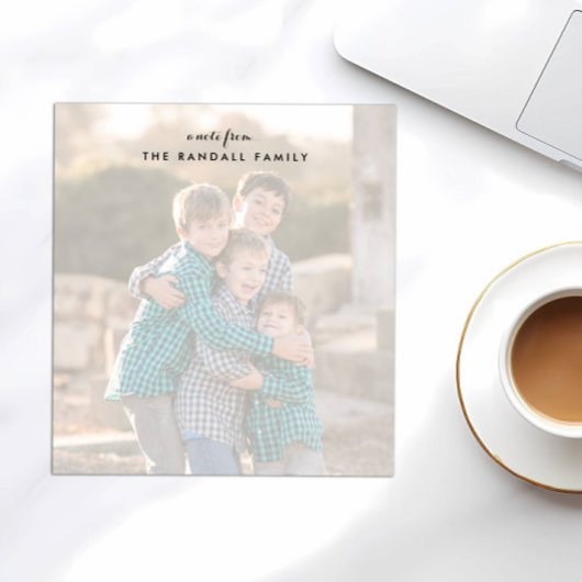 フォトメモ帳、フルフォト |色あせた ノートパッド