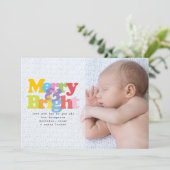 フォトメリーとブライトクリスマスホリデー誕生 シーズンカード (スタンド正面)