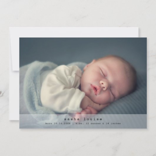 フォトメリーとブライトクリスマスホリデー誕生 シーズンカード (裏面)