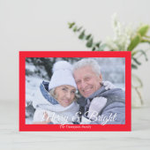 フォトメリーと明るいホリデーカード シーズンカード (スタンド正面)