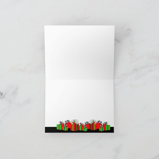 フォトメリークリスマスカードギフトボックスの追加 シーズンカード (内部)