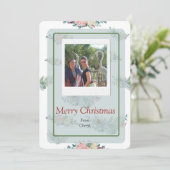 フォトメリークリスマスカード セーブザデート (スタンド正面)