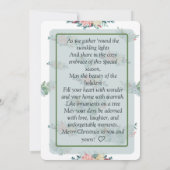 フォトメリークリスマスカード セーブザデート (裏面)