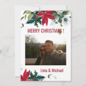 フォトメリークリスマスカード 招待状 (正面)