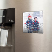 フォトメリークリスマススクリプトテンプレート マグネット