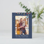 フォトメリークリスマススノーウィムジーブルー シーズンカード (スタンド正面)