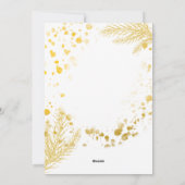 フォトメリークリスマスハッピーニューイヤーパーソナライズされた シーズンカード (裏面)