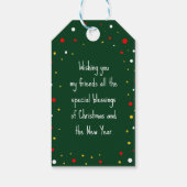 フォトメリークリスマスプレゼントラベル ギフトタグ (裏面)