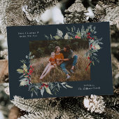 フォトメリークリスマスボタニカルカード シーズンカード