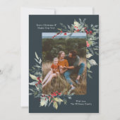 フォトメリークリスマスボタニカルカード シーズンカード (正面)