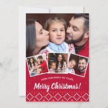 フォトメリークリスマス北欧セーター