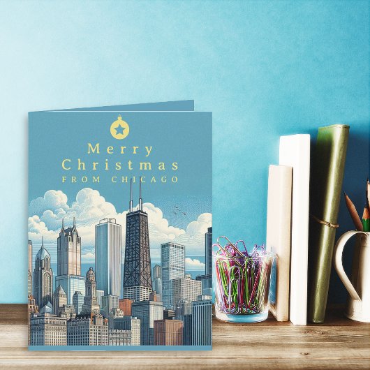 フォトメリークリスマス折り畳みグリーティングカードの追加 カード