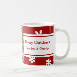 フォトメリークリスマス祖父母マグカップ コーヒーマグカップ