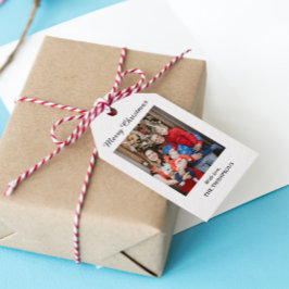 フォトメリークリスマス ギフトタグ