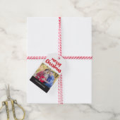 フォトメリークリスマス ギフトタグ (より糸付き)