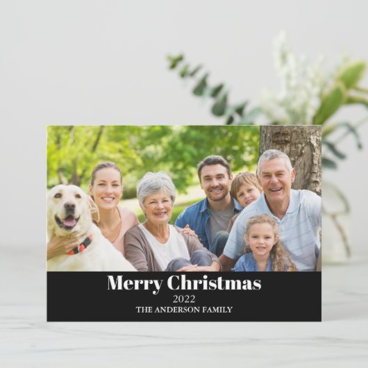 フォトメリークリスマス シーズンカード (スタンド正面)