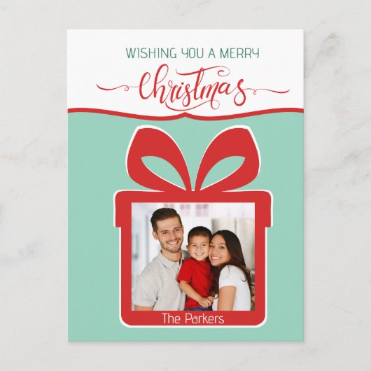 フォトメリークリスマス ポストカード (正面)