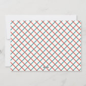 フォトメリーシンプルティール(緑がかった色)赤 シーズンカード (裏面)