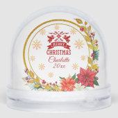 フォトメリーパーソナライズされたクリスマス名前をカスタムする (裏面)