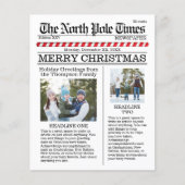 フォトメリー数々のクリスマスおもしろい北極紙 (正面)