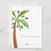 フォトメレカリキマカパーソナライズされたクリスマス シーズンカード (裏面)