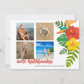 フォトメレカリキマカパーソナライズされた花 シーズンカード (正面)