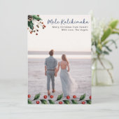 フォトメレカリキマカメリークリスマスハワイ シーズンカード (スタンド正面)