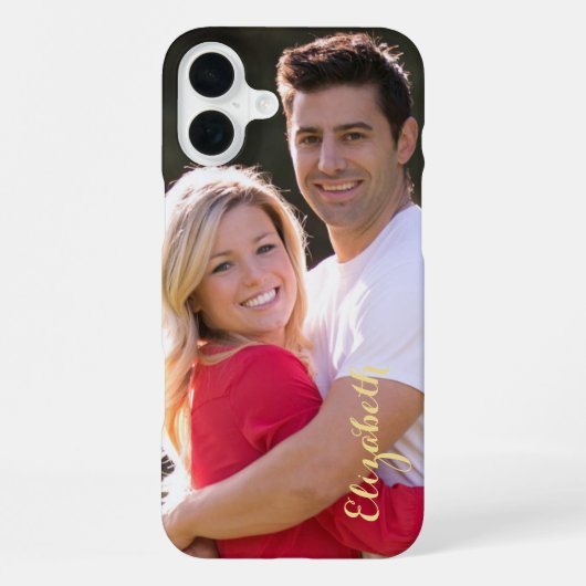 フォトモカスタムトグラムパーソナライズされたスリムフィットの作成 iPhoneケース (裏面)