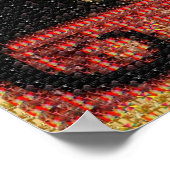 フォトモザイク – トゥールネデュチャットノア ポスター (角)