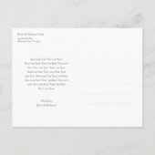 フォトモダンウェルカムベビー発表 ポストカード (裏面)