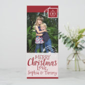 フォトモダンオーナメントMerry Christmas Cardの追加 カード (スタンド正面)