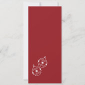 フォトモダンオーナメントMerry Christmas Cardの追加 カード (裏面)