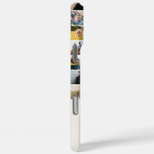 フォトモダンコラージベージュイニシャルモノグラム Case-Mate iPhoneケース (裏面 / 右)
