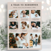 フォトモダンコラージホリデーカード シーズンカード