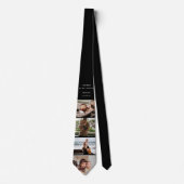 フォトモダンコラージュのパーソナライズされたパパモード ネクタイ (正面)