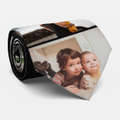 フォトモダンコラージュのパーソナライズされたパパモード ネクタイ (ロール)