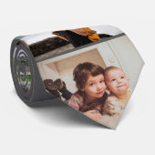 フォトモダンコラージュのパーソナライズされたパパモード ネクタイ (ロール)