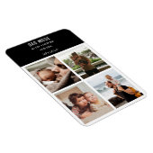 フォトモダンコラージュのパーソナライズされたパパモード マグネット (右側)