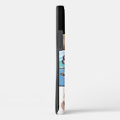 フォトモダンコラージュ11写真ブラック（横） Case-Mate iPhoneケース (裏面 / 右)