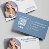 フォトモダンビジネスQRコード 名刺