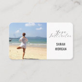 フォトモダンフィットネスヨガインストラクターインフルエンサー 名刺 (正面)