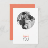 フォトモダンフラットサンキューカード サンキューカード (正面/裏面)