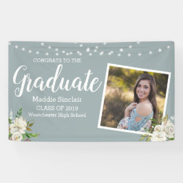 フォトモダンフローラストリングライト卒業 横断幕