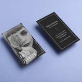 フォトモダンブラック&ホワイト 名刺